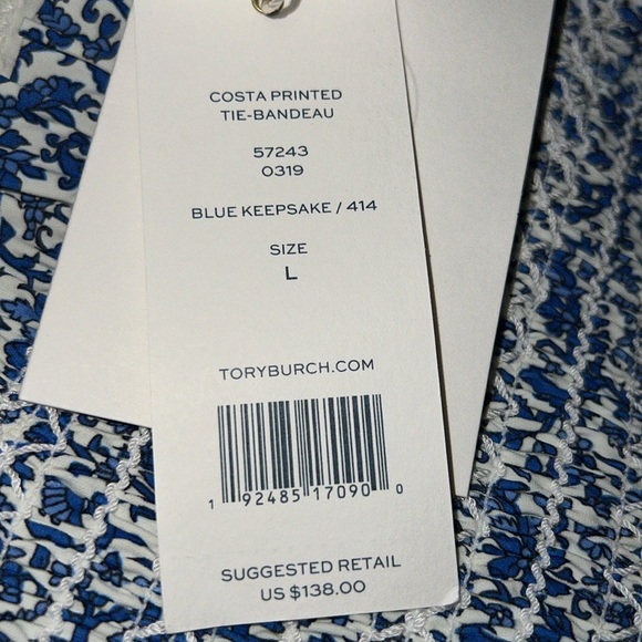 Tory Burch Costa Printed Tie-Bandeau - Picture 15 of 15